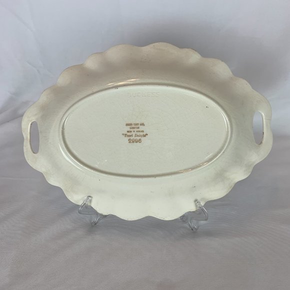 Vintage James Kent Pearl Delight Trinket Bowl Duchess Gold Trim - Picture 5 of 13